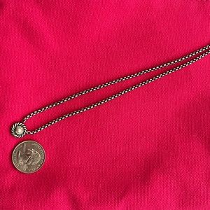 Gorgeous necklace, authentic David Yurman sterling silver and pearl necklace